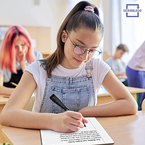 Dry Erase Notebook (2 Pack) 9"x12" Lined, Whiteboard Reverse