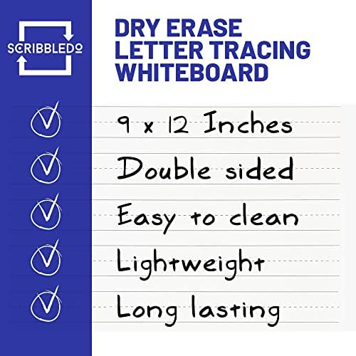 Dry Erase Alphabet Tracing Boards (10 Pack)