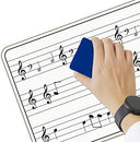9" X 12" Double Sided Dry Erase Music Staff Whiteboard Lapboard