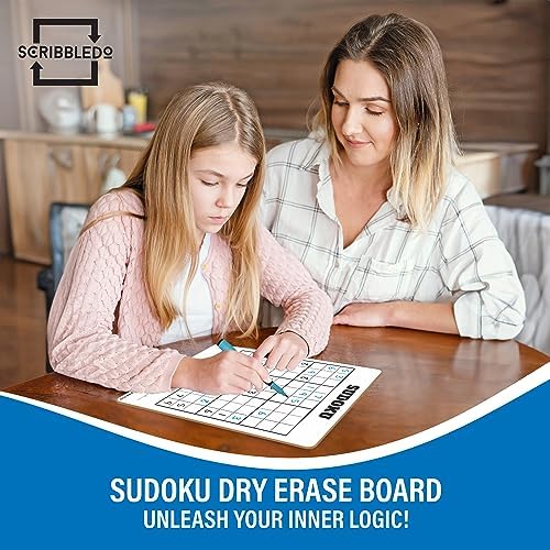 9”x12” Dry Erase Sudoku Whiteboard