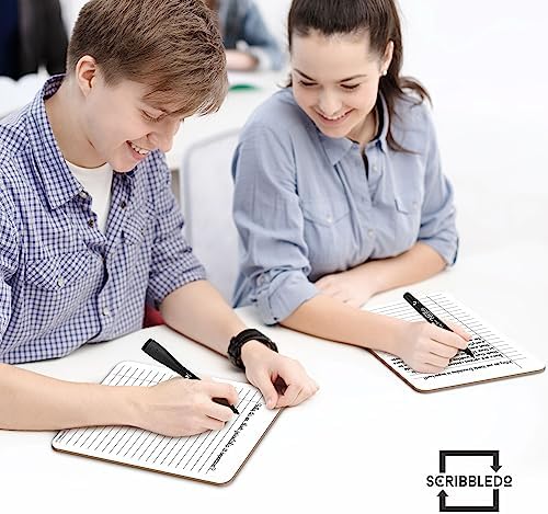 5"x7" Dry Erase College Ruled Notebook & Whiteboard (2 Pack)