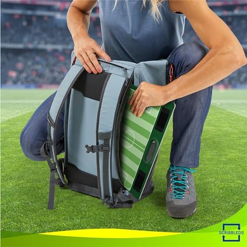 Soccer Dry Erase Coaching Whiteboard 15"x10.5" with 2 Markers