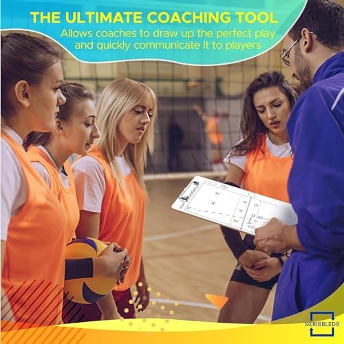 Volleyball Dry Erase Rotation Board 15x9 Inch