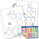 Dry Erase Long Multiplication Board 9"x12" Double Sided 2x1 & 2x2 Digit Multiplication