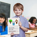 Double Sided 9”x12” Story Lined Dry Erase Whiteboard