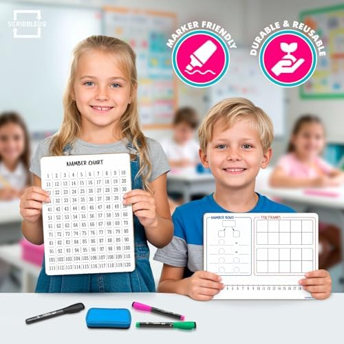 Number Bond, Ten Frame & Number Line, 1-120 Chart
