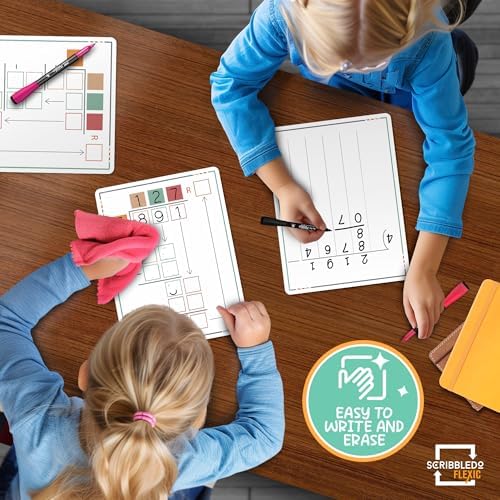 9”x12” Small White Board Dry Erase Sheets 10 Pack