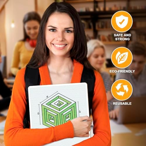 11"x14" Large Double-Sided Isometric Graph Dry Erase Board