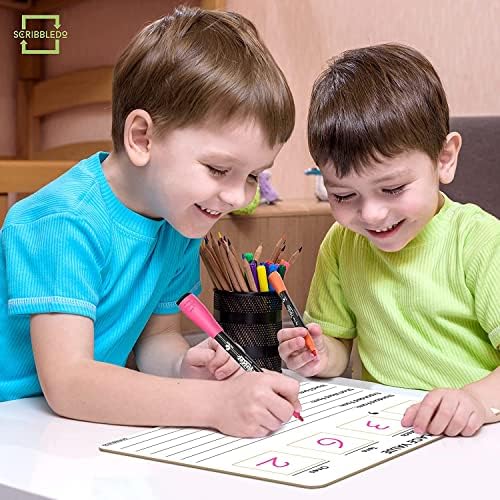 Place Value Board 9" x 12" Double Sided Dry Erase Boards