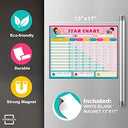 Magnetic Dry Erase Reward Chart 13” X 17” (6 Markers)
