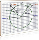 Dry Erase XY Axis Graph Lap Board 9" x 12" Double Sided