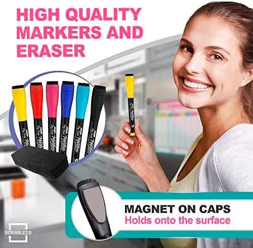 Magnetic Dry Erase Reward Chart 13” X 17” (6 Markers)