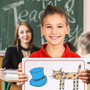 Double Sided Lined White 9x12 Dry Erase Board