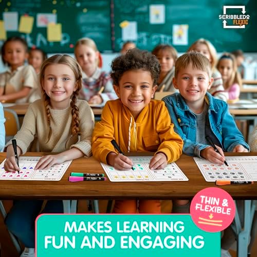 Bar Model 9”x12” Small White Board Dry Erase Sheets 10 Pack