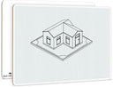 11"x14" Large Double-Sided Isometric Graph Dry Erase Board