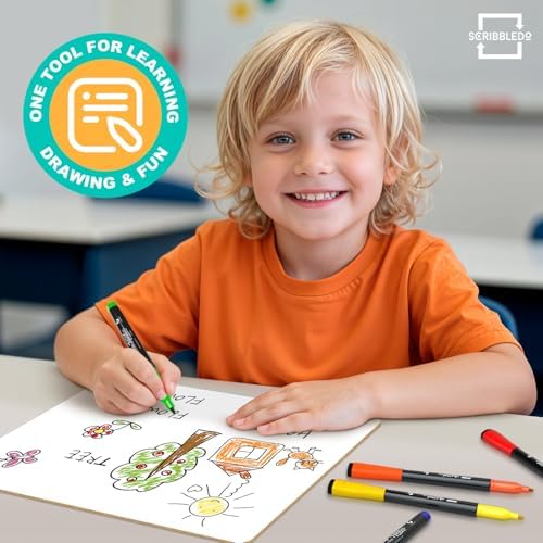 9x12 Inch Dry Erase Lapboards (3 Pack)