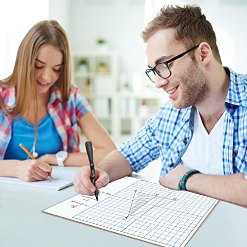 11"x14" Double Sided Dry Erase Graph Grid Whiteboard
