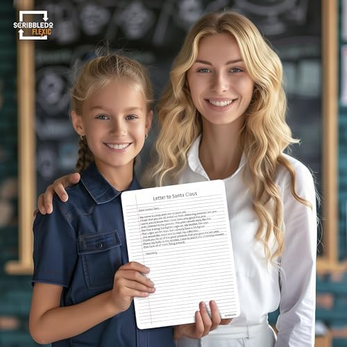 9x12 College Ruled Lined Dry Erase Sheets 10 Pack