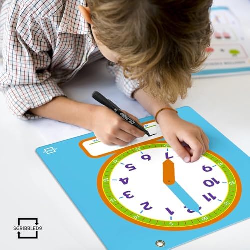 Dry Erase Learning Demonstration Clock