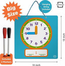 Dry Erase Learning Demonstration Clock