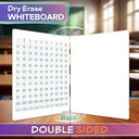 9”x12” Dry Erase 100 Number Chart Whiteboard
