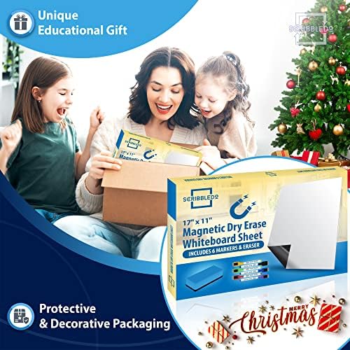 Dry Erase Magnetic Fridge Whiteboard 11"x17