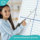 Magnetic Dry Erase XY Coordinate Plane Whiteboard 27" x 27