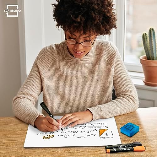 Dry Erase Whiteboard Lapboard 11" x 14" Double Sided