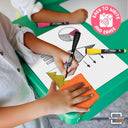 9x12 College Ruled Lined Dry Erase Sheets 10 Pack