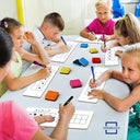 Magnetic Dry Erase Erasers Assorted Colors (60 Pack)