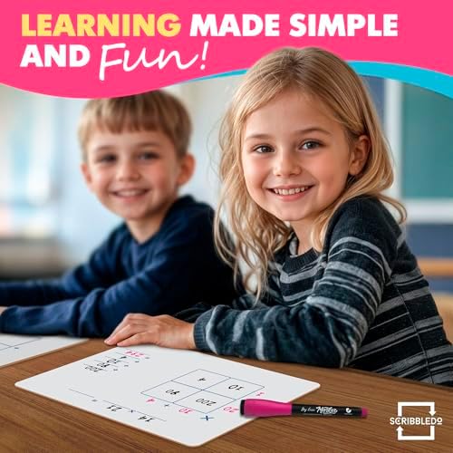 Dry Erase Ten Frame Area Model Board 9" x 12" Double Sided