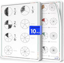 Fraction Manipulatives 9”x12” Dry Erase Sheets 10 Pack