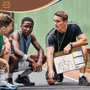 Basketball Dry Erase Whiteboard 15x10.5 Double Sided