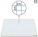 9" x 12" Double Sided Dry Erase Graph Whiteboard