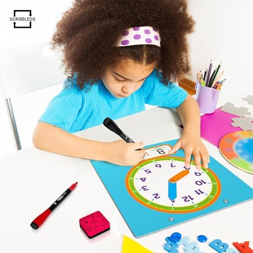 Dry Erase Learning Demonstration Clock