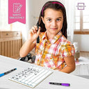 Dry Erase Long Division & Place Value Whiteboard 9 x 12 Inch Double Sided