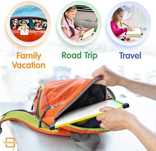 5 Pack 9"x12" Magnetic Mini Dry Erase Boards with Erasers