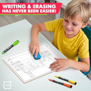 11”x14” Double-Sided Division Dry Erase Board with Boxed Layout 2-Digit Divisors