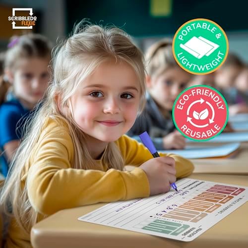 Place Value Chart 9x12 Dry Erase Sheets (10 Pack)