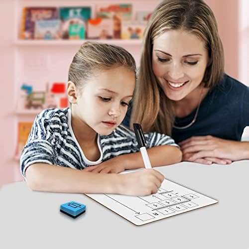 Dry Erase Double Sided Division Chart Whiteboard 9x12Inch