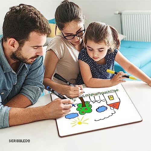 Dry Erase Whiteboard Lapboard 11" x 14" Double Sided