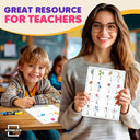 Fraction Manipulatives 9”x12” Dry Erase Sheets 10 Pack