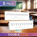 Dry Erase Number Line Lapboards 4x12 Double Sided 1-10 & 20 (5 Pack)