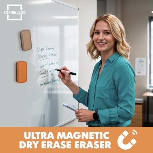 Boho Magnetic Dry Erase Eraser 2x4 Inch 2 Pack