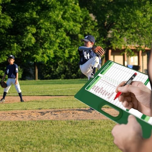 Baseball Dry Erase Lineup Board 15x10.5 Double Sided (2 Markers)