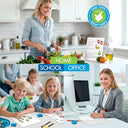 12 Pack 9x12 Inch Double Sided Mini Dry Erase Boards with Erasers