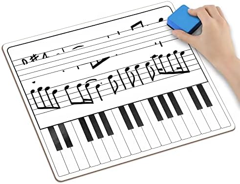 11x14 Keyboard Practice Double Sided Dry Erase Lapboard