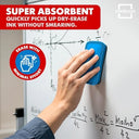 Magnetic Whiteboard Erasers (4 Pack)