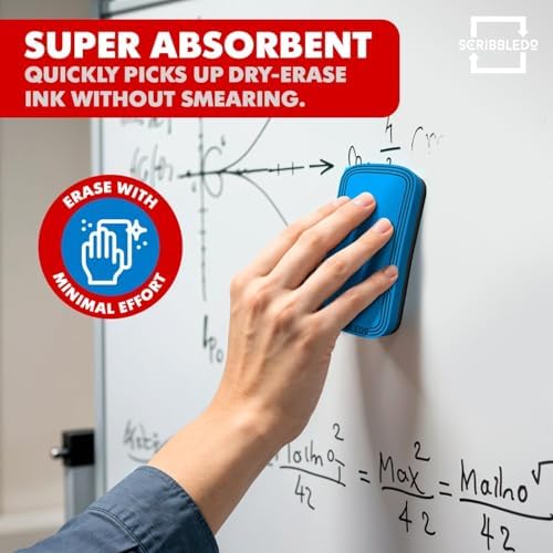 Magnetic Whiteboard Erasers (4 Pack)