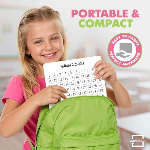 Bar Model, Ten Frame, Number Line & 1-120 Chart Dry Erase Board
